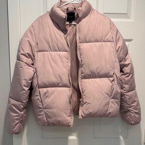Forever 21 Pink Puffer Jacket